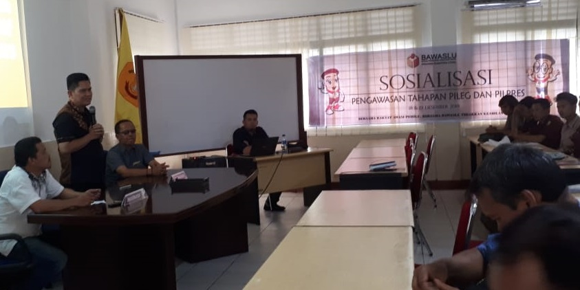 Bawaslu Sumut Sosialisasi Pengawasan Pemilu 2019 di Kampus UNIKA Medan