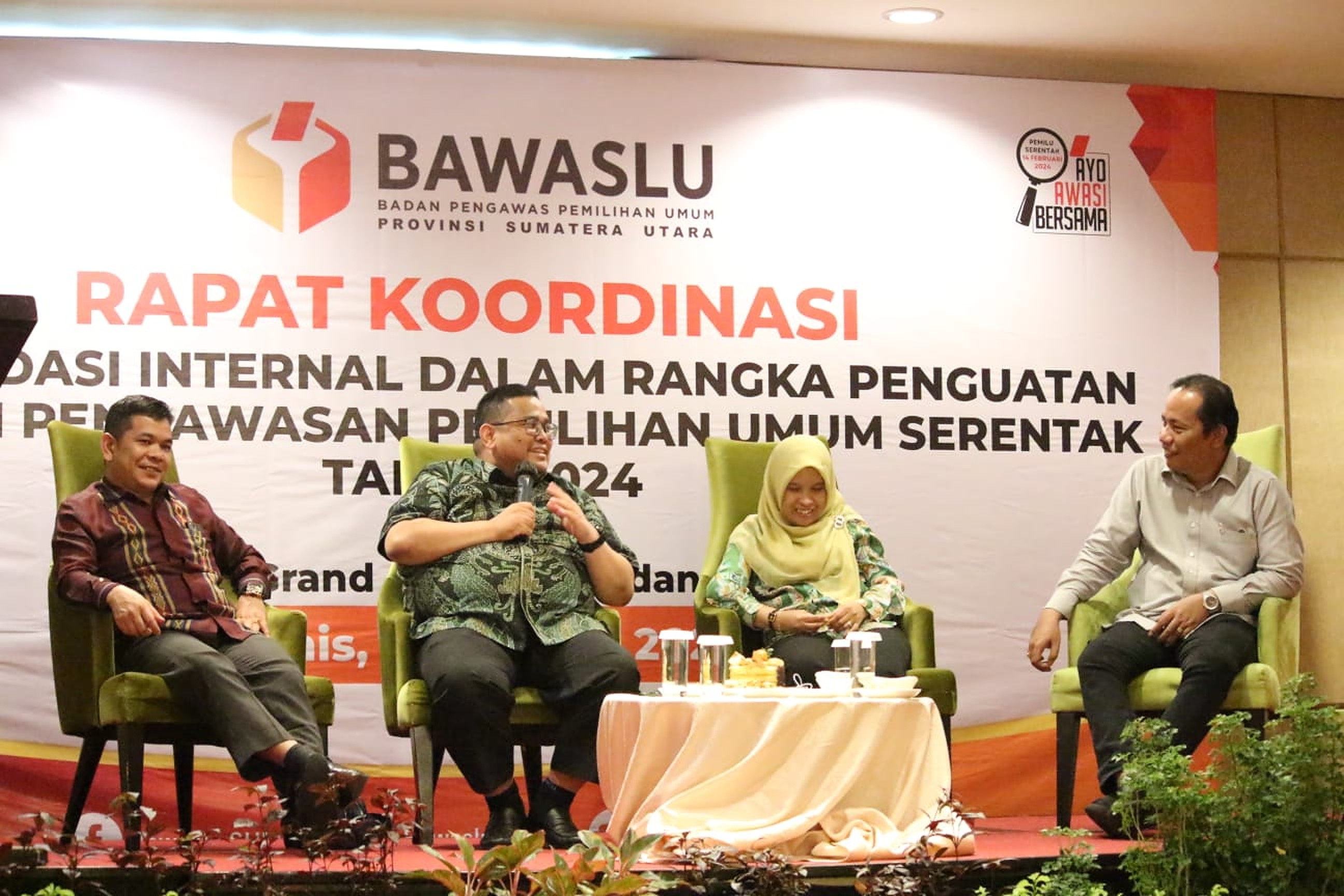 Hadiri Rakor di Sumut, Rahmat Bagja Tekankan Pentingnya Tertib Administrasi sebagai Penguat Lembaga Pengawas Pemilu