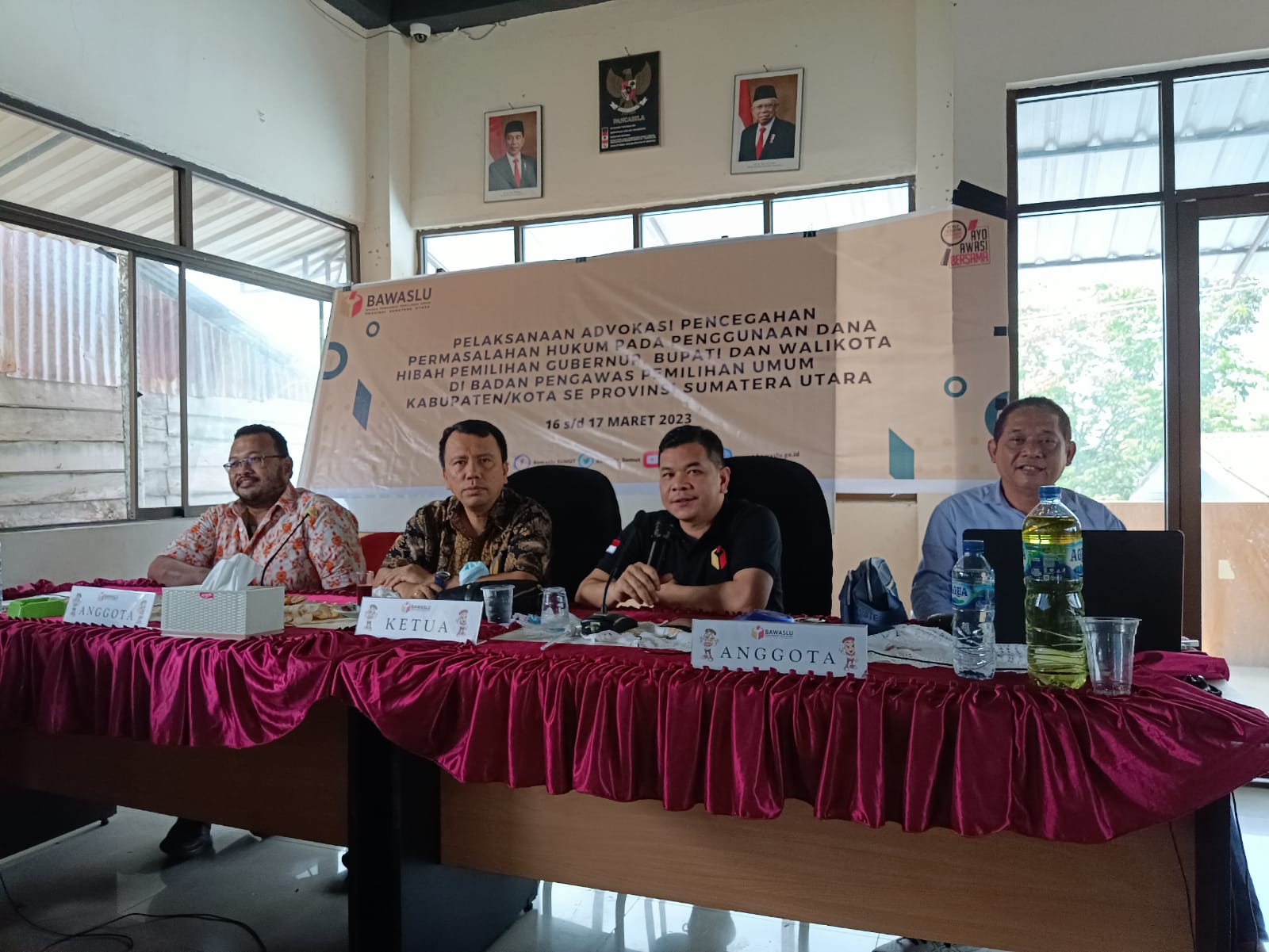 Dalam Upaya Advokasi Pencegahan Permasalahan Hukum Penggunaan Dana Hibah, Bawaslu Sumut Gelar Rapat Kordinasi bersama Bawaslu Kabupaten/Kota