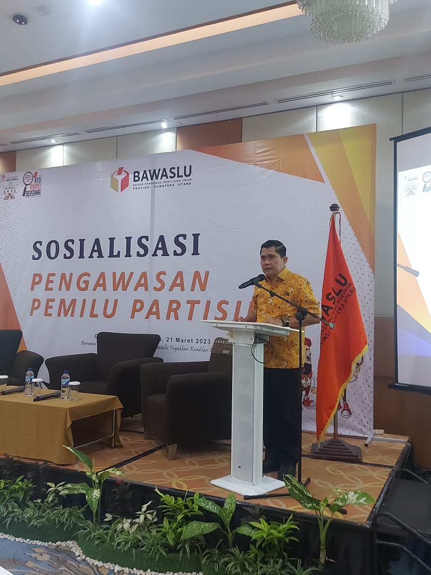 Bawaslu Sumut Sosialisasi Pengawasan Pemilu Partisipatif Bersama Stakeholder, Suhadi: Pemilu Milik Kita Bersama