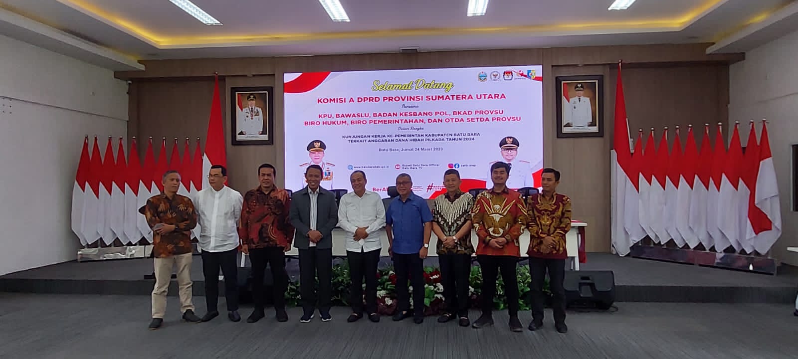 Bawaslu Sumut Hadiri Rapat Penganggaran Pilkada 2024 di Batu Bara