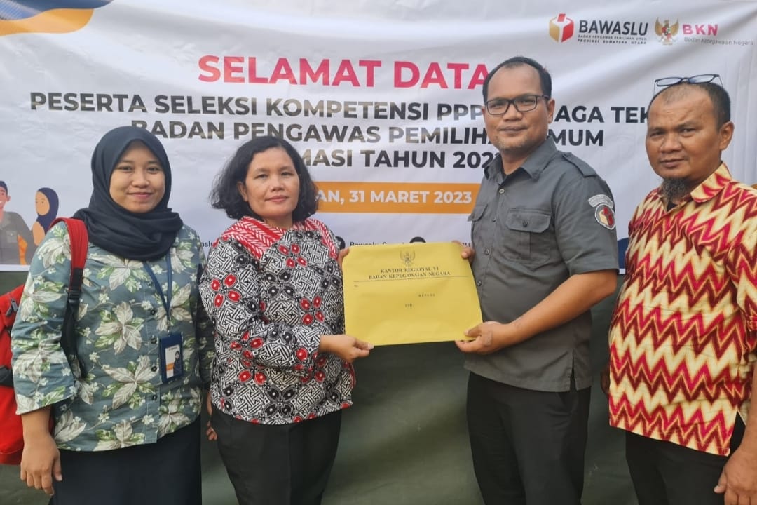 Sebanyak 101 peserta mengikuti Seleksi PPPK Bawaslu berbasis Computer Assisted Test di Kanreg VI BKN Medan