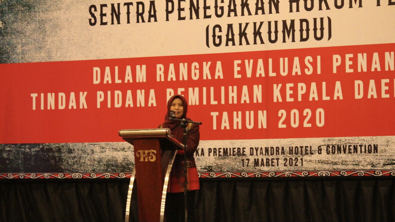 Rakor Evaluasi Sentra Penegakan Hukum Terpadu (Gakkumdu) diharapkan Mampu Merumuskan Usulan Perbaikan Regulasi untuk Pelaksanaan Pemilu 2024