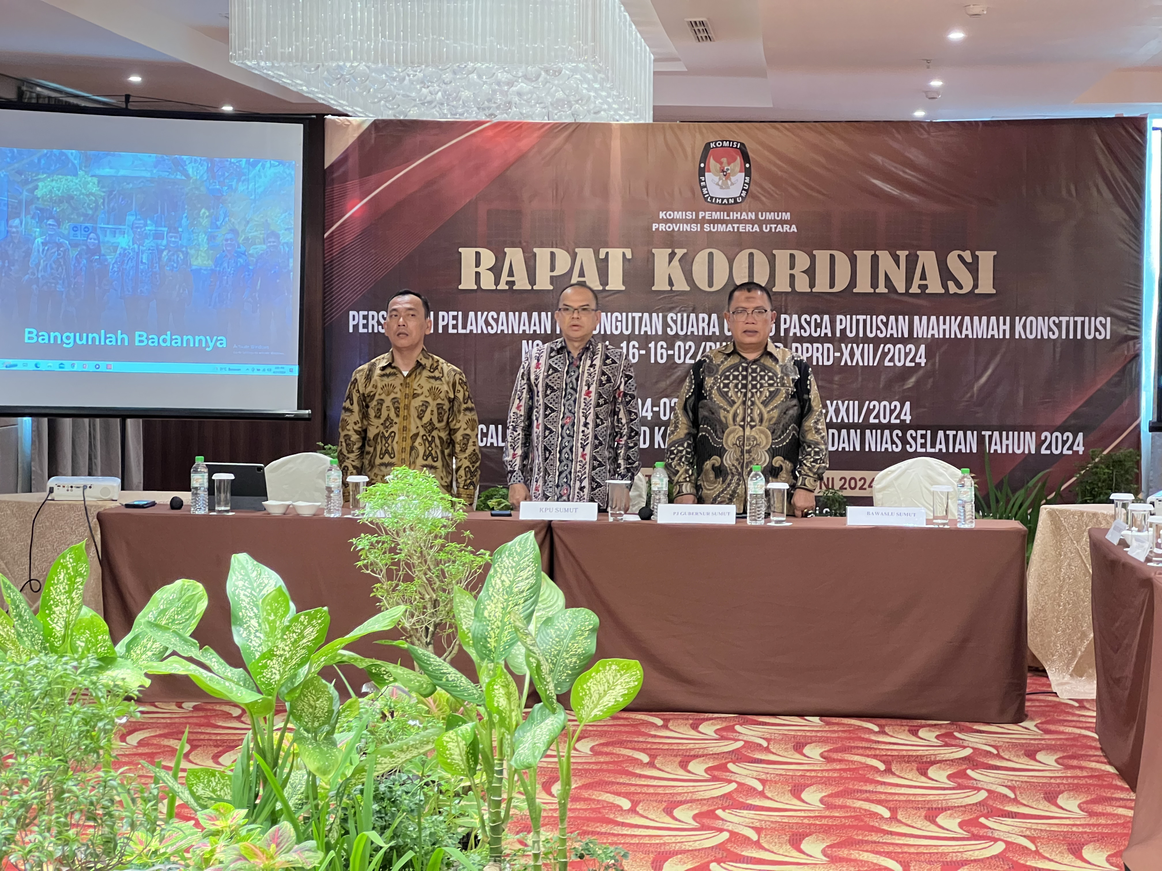 M. Aswin Diapari Lubis Hadiri Rapat Koordinasi dengan KPU Provinsi Sumatera Utara