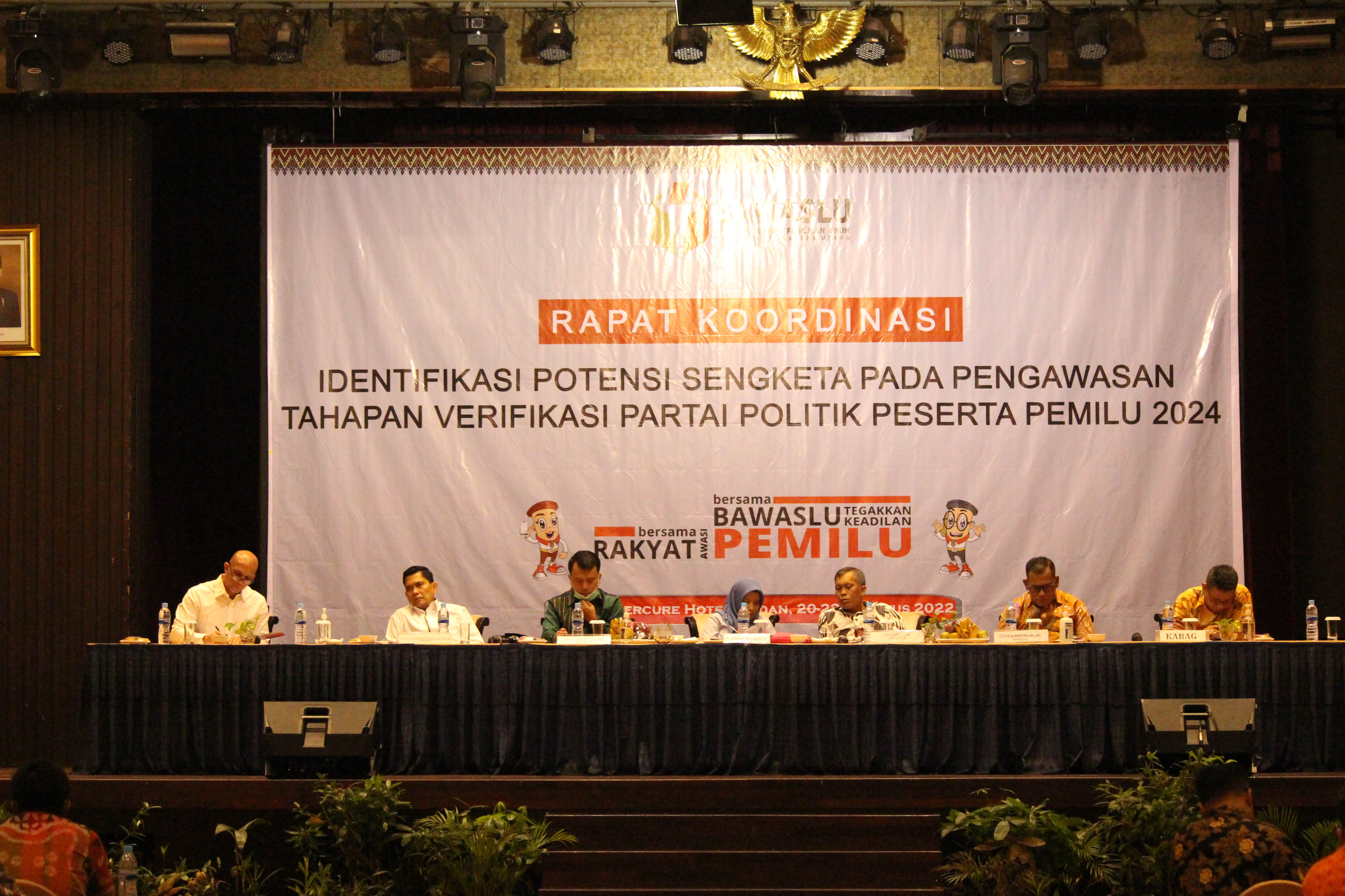 Bawaslu Sumut Gelar Rapat Koordinasi Identifikasi Potensi Sengketa Pada Pengawasan Verifikasi Partai Politik