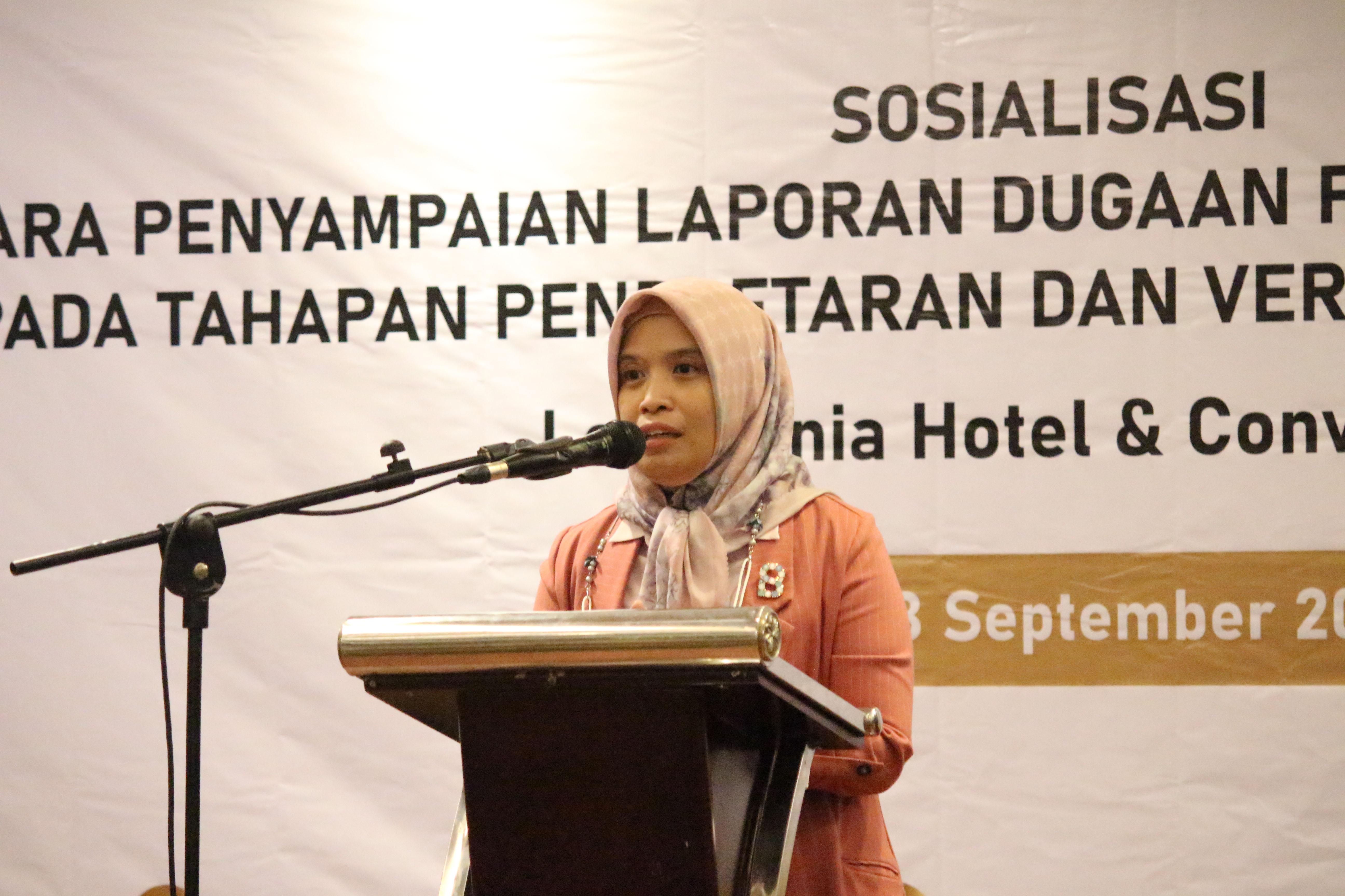 BAWASLU SUMUT ADAKAN SOSIALISASI TATA CARA PENYAMPAIAN LAPORAN DUGAAN PELANGGARAN ADMINISTRATIF