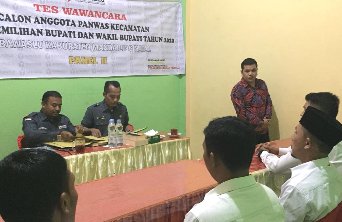 Masuk Tahapan Wawancara, Ini Poin Penting Agus untuk Menjaring Calon Panwascam