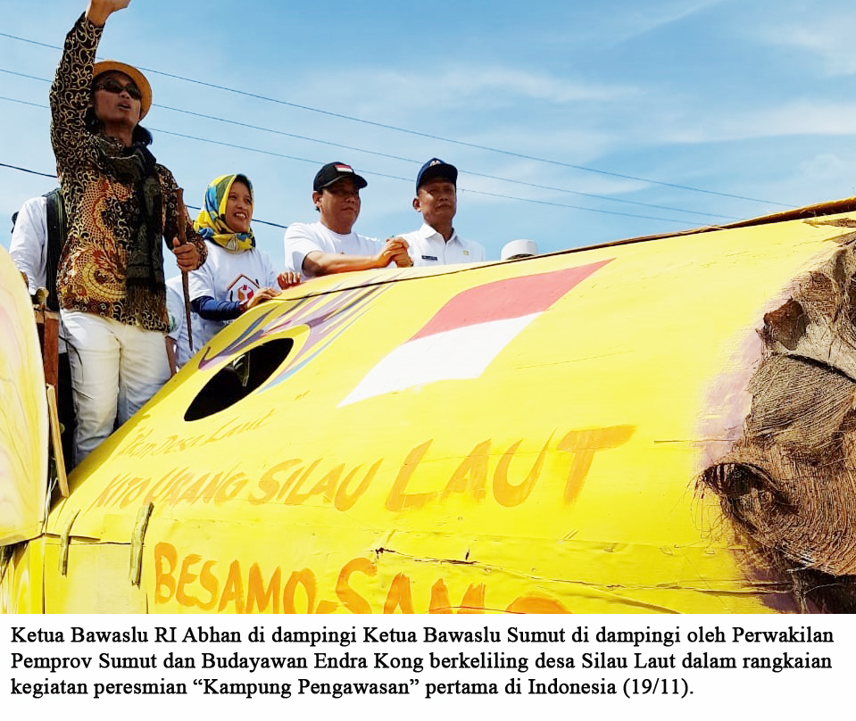 Peresmian Kampung Pengawasan, Ketua Bawaslu RI Abhan : Silau Laut jadi Percontohan