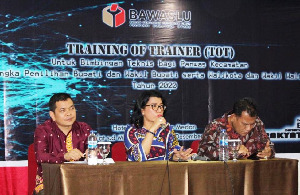 ToT untuk Panwascam, Agus : Januari 2020 sudah siap Awasi Pilkada