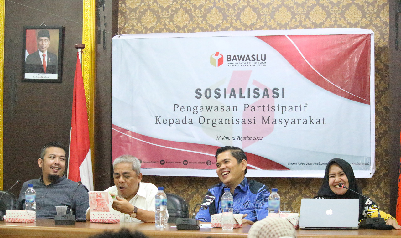 TINGKATKAN PARTISIPASI DALAM PENGAWASAN PEMILU, BAWASLU SUMUT GELAR SOSIALISASI KEPADA MASYARAKAT