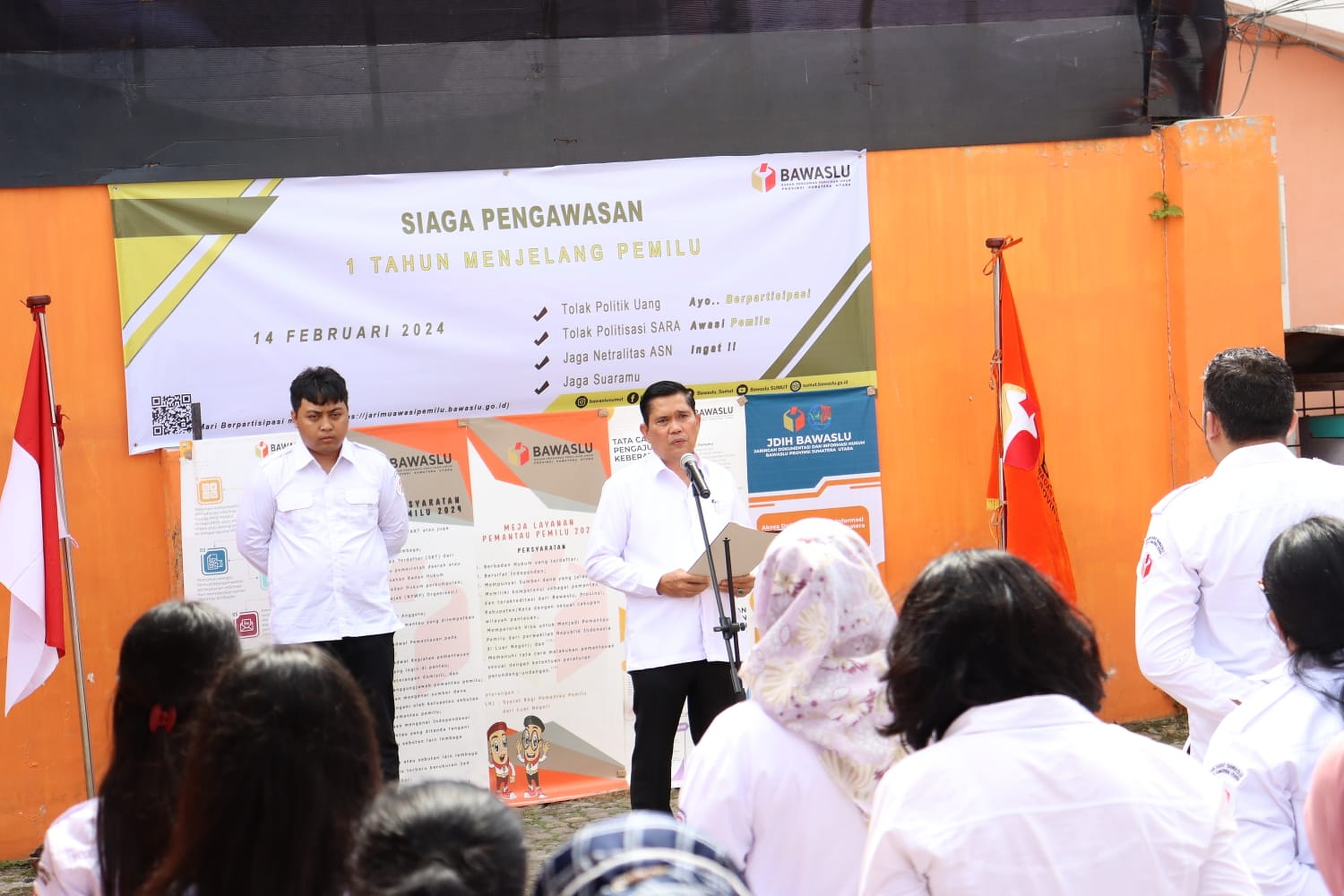 Bawaslu Sumut Apel Siaga Pengawasan Satu Tahun Menuju Pemilu 2024