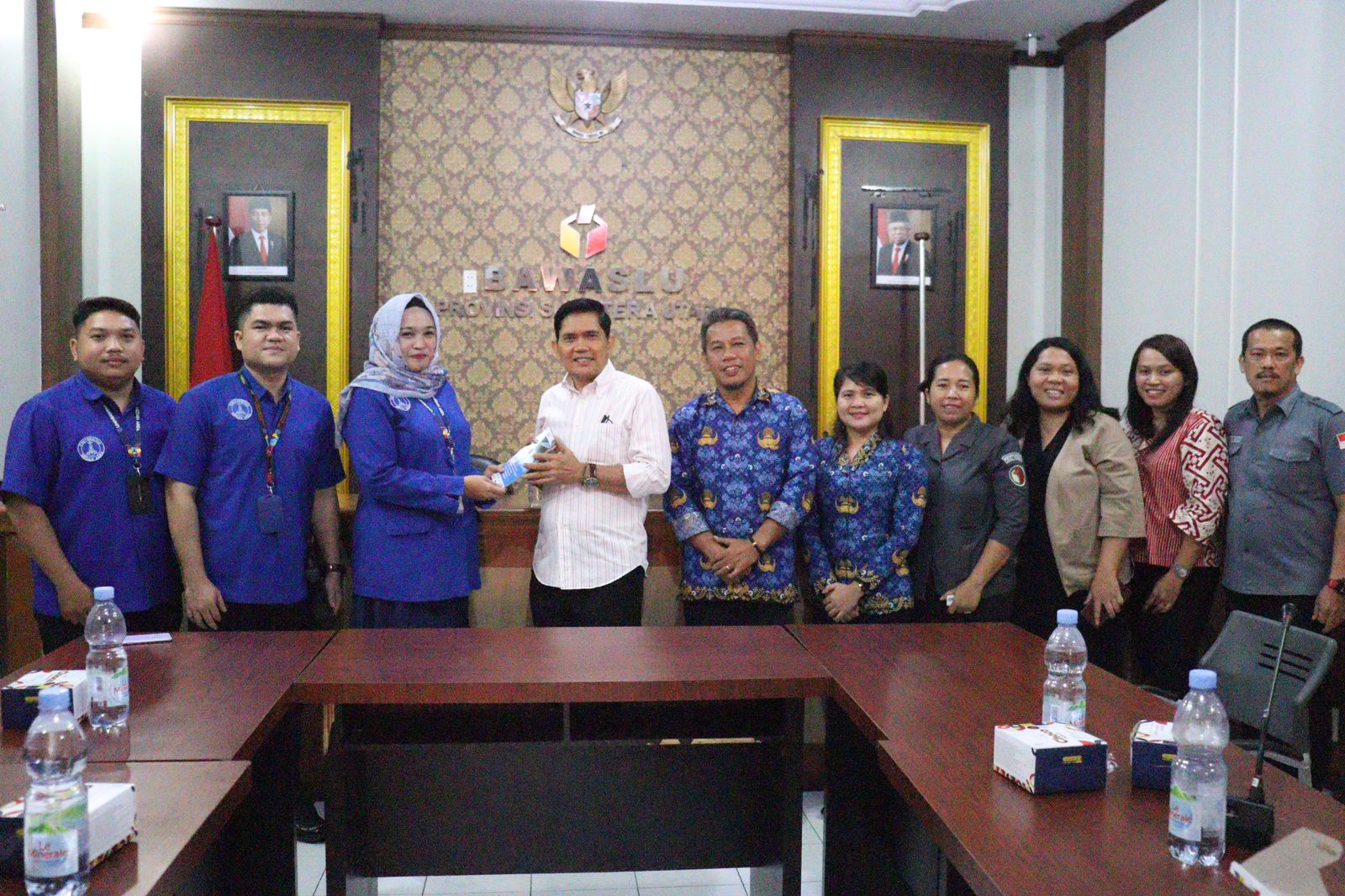 UMA Lakukan Anjangsana ke Bawaslu Provinsi Sumut