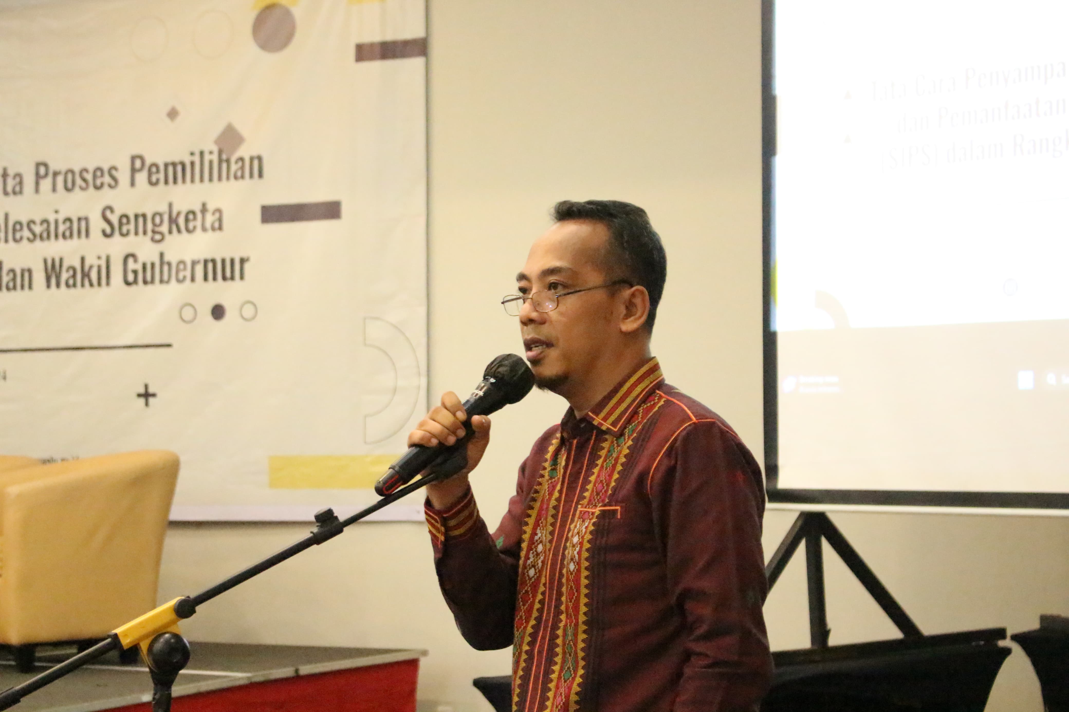 Pemilihan Gubernur dan Wakil Gubernur Tahun 2024, Bawaslu Provinsi Sumatera Utara Sosialisasikan Penyampaian Permohonan Penyelesaian Sengketa Proses Pemilihan dan Pemanfaatan SIPS