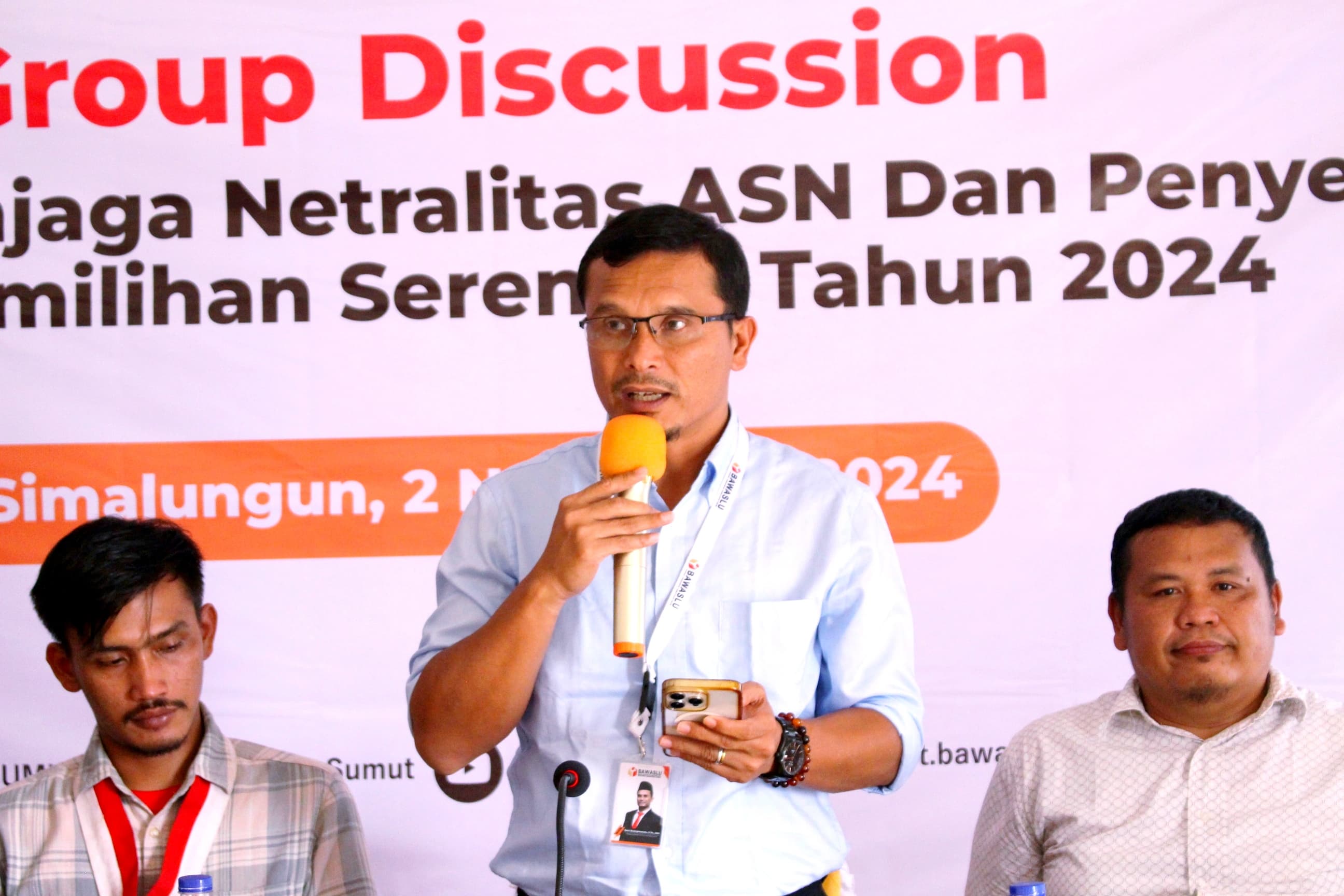 Bawaslu Sumut Kolaborasi Cipayung, Kolega & Media Awasi Netralitas ASN Tolak Politik Uang Di Simalungun