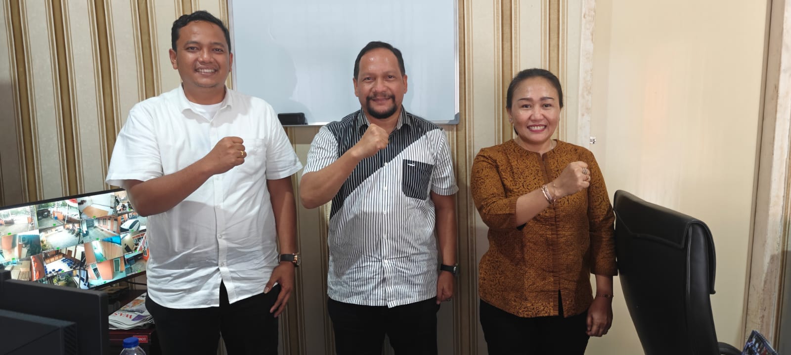 Feri Mulia Siagiaan Apreasiasi Perayaan Natal dan Tahun Baru Tahun 2025 Bawaslu Sumut Berjalan Sukses