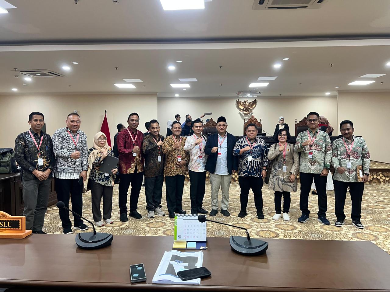 Sidang Pendahuluan di Mahkamah Konstitusi, Bawaslu Provinsi Sumatera Utara Siap Dengarkan Dalil-dalil Permohonan