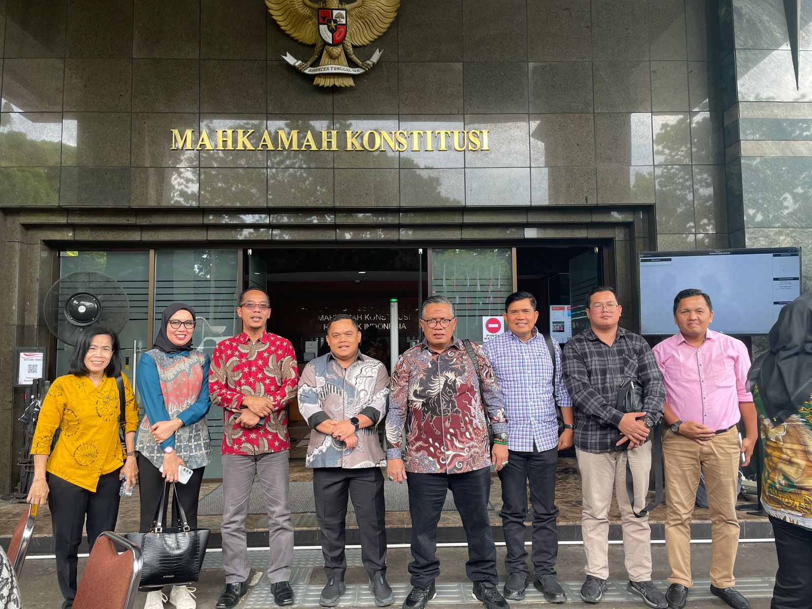 Bawaslu Provinsi Sumatera Utara Dampingi Bawaslu Kabupaten Mandailing Natal Mengikuti Sidang Pemeriksaan Di Mahkamah Konstitusi