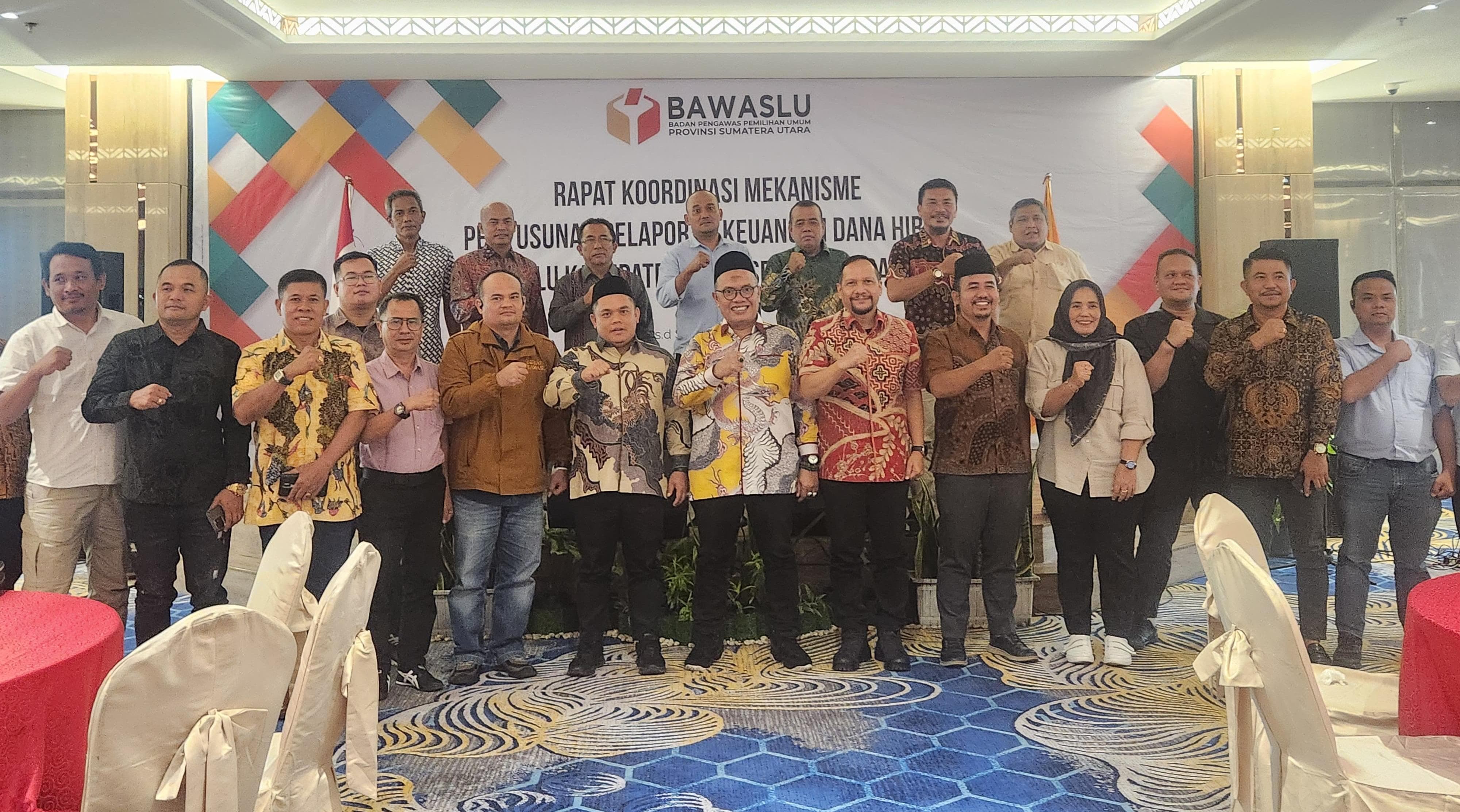 Bawaslu Sumut Gelar Rakor Mekanisme Pelaporan Pengunaan Dana Hibah, Kasek Bawaslu Sumut Feri Mulia Siagian: Sampaikan Pertanggungjawaban Dengan Benar Dan Sesuai Regulasi