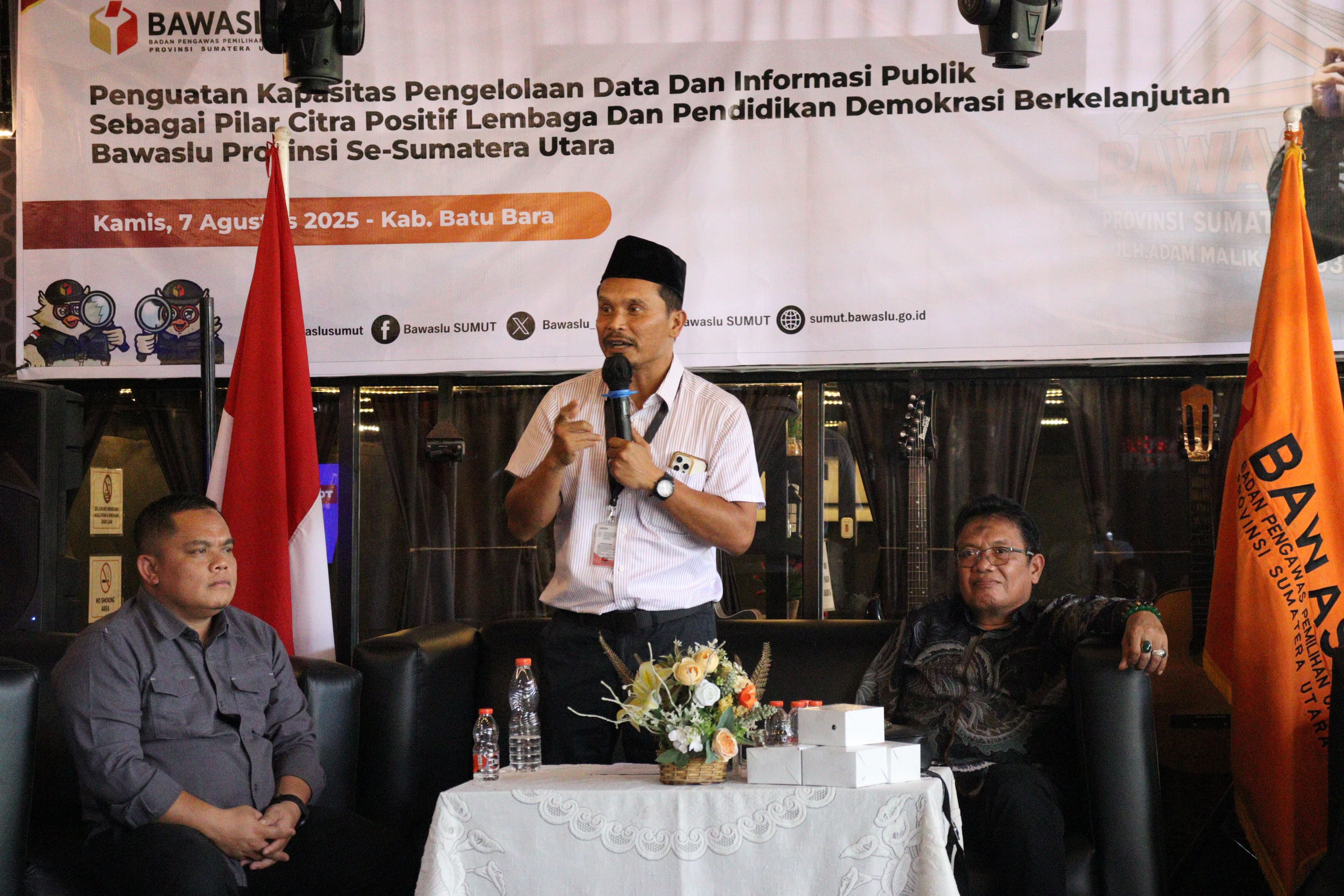 "SAUT BOANGMANALUâ€ GAET DETIK.COM DALAM PENGUATAN KAPASITAS PENGELOLAAN DATA DAN INFORMASI PUBLIK BAWASLU PROVINSI SUMATERA UTARA