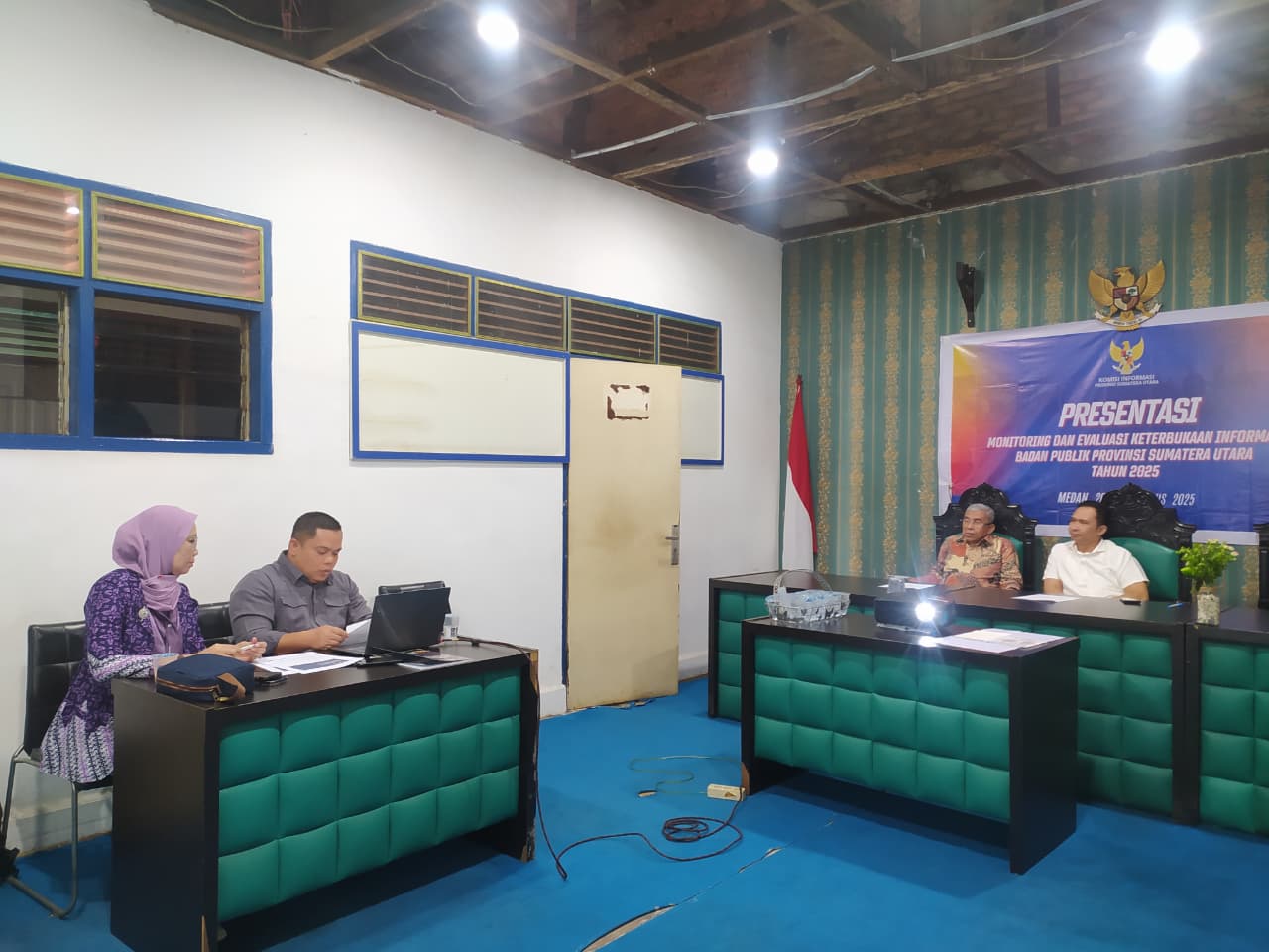 Penuhi Undangan Monev, Bawaslu Kunjungi Komisi Informasi Provinsi Sumatera Utara