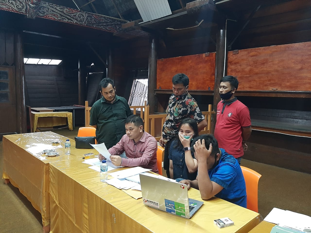 Agus Salam beri motivasi dan penguatan SDM bagi Bawaslu Kabupaten Toba