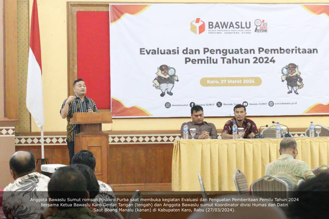 Penguatan Pemberitaan Pemilu Tahun 2024 Harus Memenuhi Kriteria Penting dalam Mendukung Kerja-kerja Bawaslu