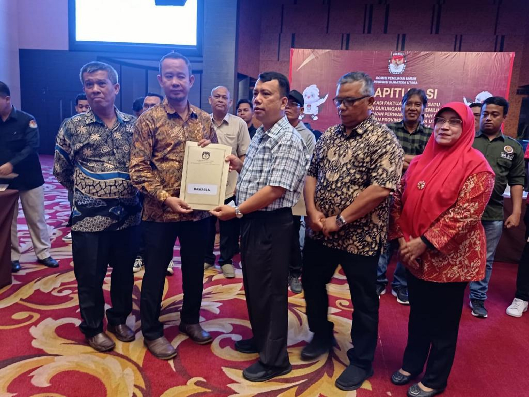 Bawaslu Sumut sampaikan 3 Catatan Kejadian Khusus pada Rekapitulasi Hasil Verfak Kesatu Bacalon Anggota DPD