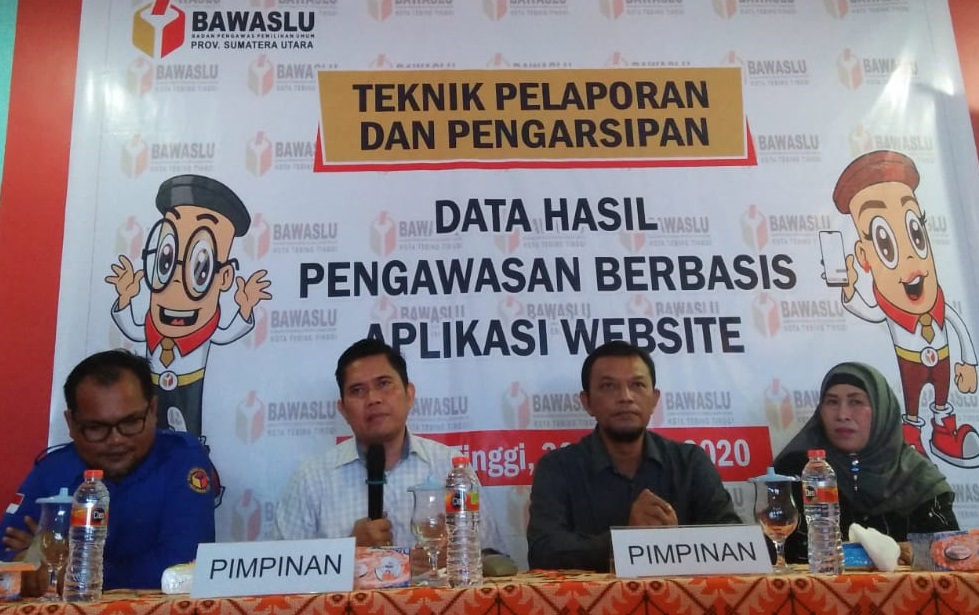 Bawaslu Sumut Sosialisasi Teknik Pelaporan dan Pengarsipan Data Hasil Pengawasan Berbasis Website