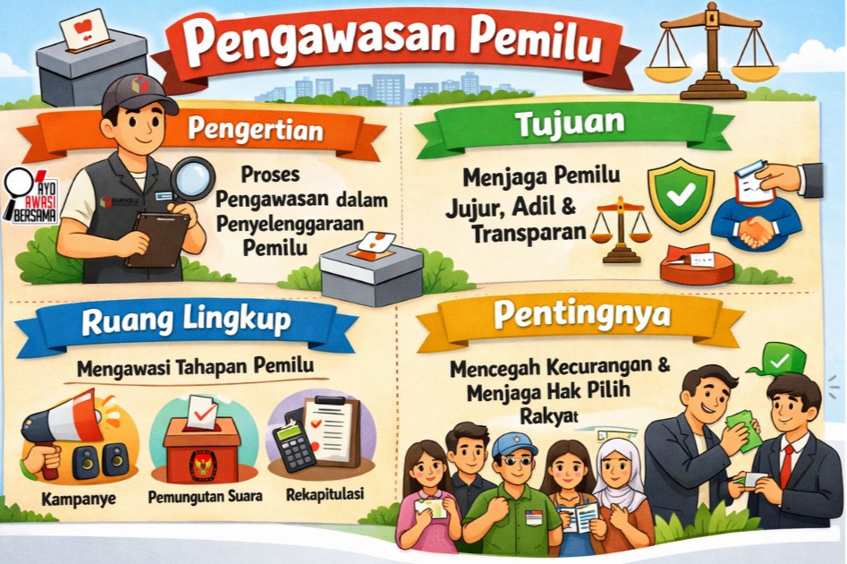 Pengertian, Tujuan, Ruang Lingkup dan Pentingnya Pengawasan Pemilu