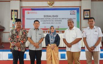 Sosialisasi Penguatan Pemahaman Kepemiluan Bagi Kelompok Disabilitas di Kabupaten Deli Serdang