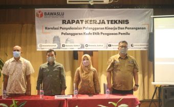 Bawaslu Sumut Gelar Rakernis Gelombang 2 Terkait Korelasi Penyelesaian Pelanggaran Kinerja dan Etik