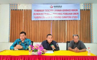 Sosialisasi Perbawaslu Layanan Advokasi Hukum, Payung Harahap : Perbawaslu 6 Tahun 2023 jadi Landasan Hukum Baru dalam Advokasi Hukum Bawaslu