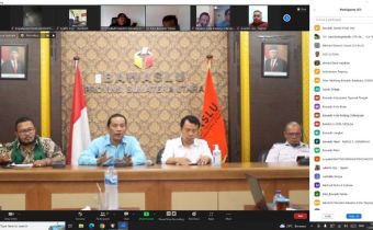 GELAR RAPAT KORDINASI, BAWASLU PROVINSI DAN KABUPATEN/KOTA SE-SUMUT DIRIKAN POSKO PENGADUAN MASYARAKAT TERKAIT DUGAAN PENCATUTAN DATA DIRI PADA SILON