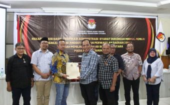 BAWASLU SUMUT SAMPAIKAN CATATAN KEJADIAN KHUSUS PADA RAPAT PLENO TERBUKA REKAPITULASI DUKUNGAN BACALON ANGGOTA DPD HASIL VERIFIKASI ADMINISTRASI OLEH KPU SUMUT