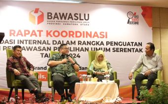 Hadiri Rakor di Sumut, Rahmat Bagja Tekankan Pentingnya Tertib Administrasi sebagai Penguat Lembaga Pengawas Pemilu