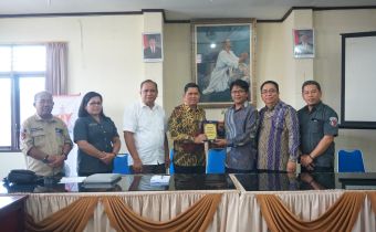 Sambangi GBKP Pusat, Bawaslu Sumut Ajak Kolaborasi Awasi Pemilu