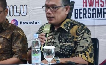 Baru Dilantik, Ketua Bawaslu Sumut Aswin Beri Sambutan pada Pembukaan Kegiatan Bawaslu RI di Medan