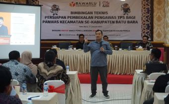 Bimtek Panwascam di Batu Bara,  Romson: PTPS Ujung Tombak Pengawasan