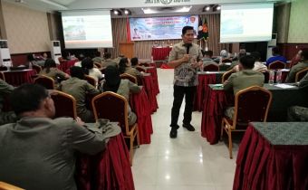 Bawaslu Sumut Sosialisasi Pengawasan Pemilu 2024 Kepada Aparatur Satuan Tugas Perlindungan Masyarakat di Sumut