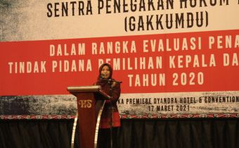 Rakor Evaluasi Sentra Penegakan Hukum Terpadu (Gakkumdu) diharapkan Mampu Merumuskan Usulan Perbaikan Regulasi untuk Pelaksanaan Pemilu 2024