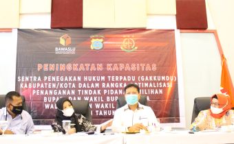 Bawaslu Sumut Rapat Penguatan Sentra Gakkumdu Pilkada 2020 di Sumut