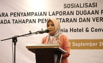 BAWASLU SUMUT ADAKAN SOSIALISASI TATA CARA PENYAMPAIAN LAPORAN DUGAAN PELANGGARAN ADMINISTRATIF