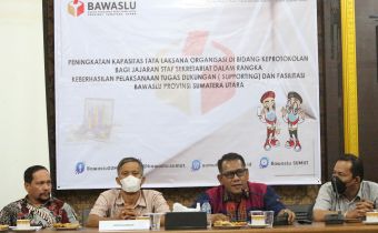 Tingkatkan Kompetensi Pegawai, Bawaslu Sumut adakan Peningkatan Kapasitas Keprotokolan