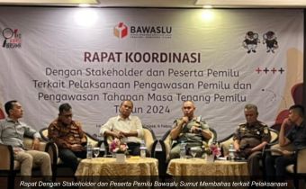 Bawaslu Provinsi Sumatera Utara Laksanakan Giat Rakor Terkait Pelaksanaan Pengawasan