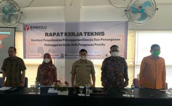 Rakernis Korelasi Penyelesaian Pelanggaran Kinerja dan Kode Etik Pengawas Pemilu