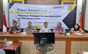 Perkuat Pengawasan Partisipatif, Bawaslu Sumut Konsolidasi Bersama Alumni SKPP dan P2P