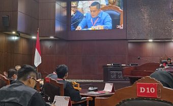 Bacakan Keterangan Tertulis di Mahkamah Konstitusi, Bawaslu sampaikan hasil Pengawasan