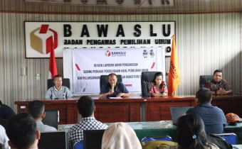 Bawaslu Provinsi Sumatera Utara Bersama 12 (Dua Belas) Kabupaten/Kota lakukan Riview Penyusunan Laporah Akhir PHPU tahun 2024