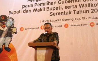 Gelar Koordinasi dan Konsolidasi, Ketua Bawaslu Sumut Ingatkan Pentingnya Pengawasan Setiap Tahapan Pemilihan Serentak Tahun 2024