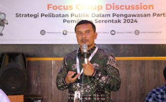 Hindari "Money Politik ", Bawaslu Sumut Gelar FGD di Taput